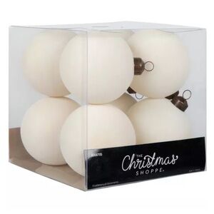 Hobby Lobby Flocked Christmas Ornaments